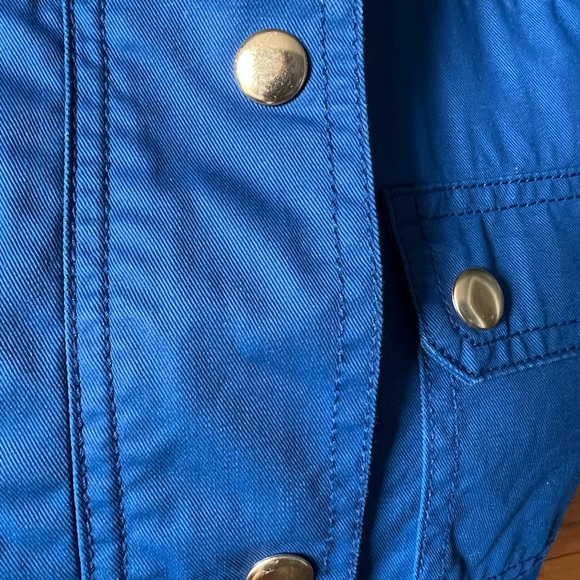 J.Crew Downtown Field Jacket S Ocean Blue - Picture 6 of 7
